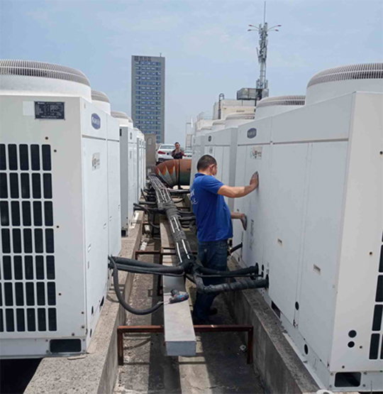 兴庆中央空调制热和不制冷系统维修方法